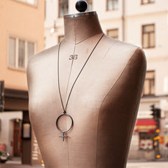 Marketta Feminist Statement Necklace Bronze
