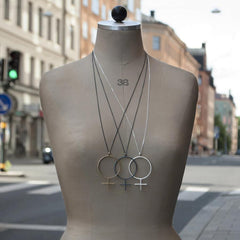 Marketta Feminist Statement Necklace Bronze