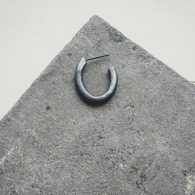 Runsas Hoop Earring Silver or Bronze