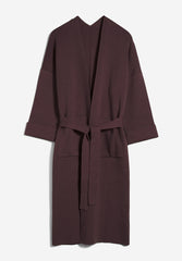 Sinouraa Fudge Long Cardigan Tencel Cotton Mix