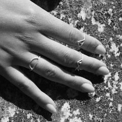 Tyyneys Ring Silver