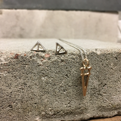Taika Earring Silver or Bronze